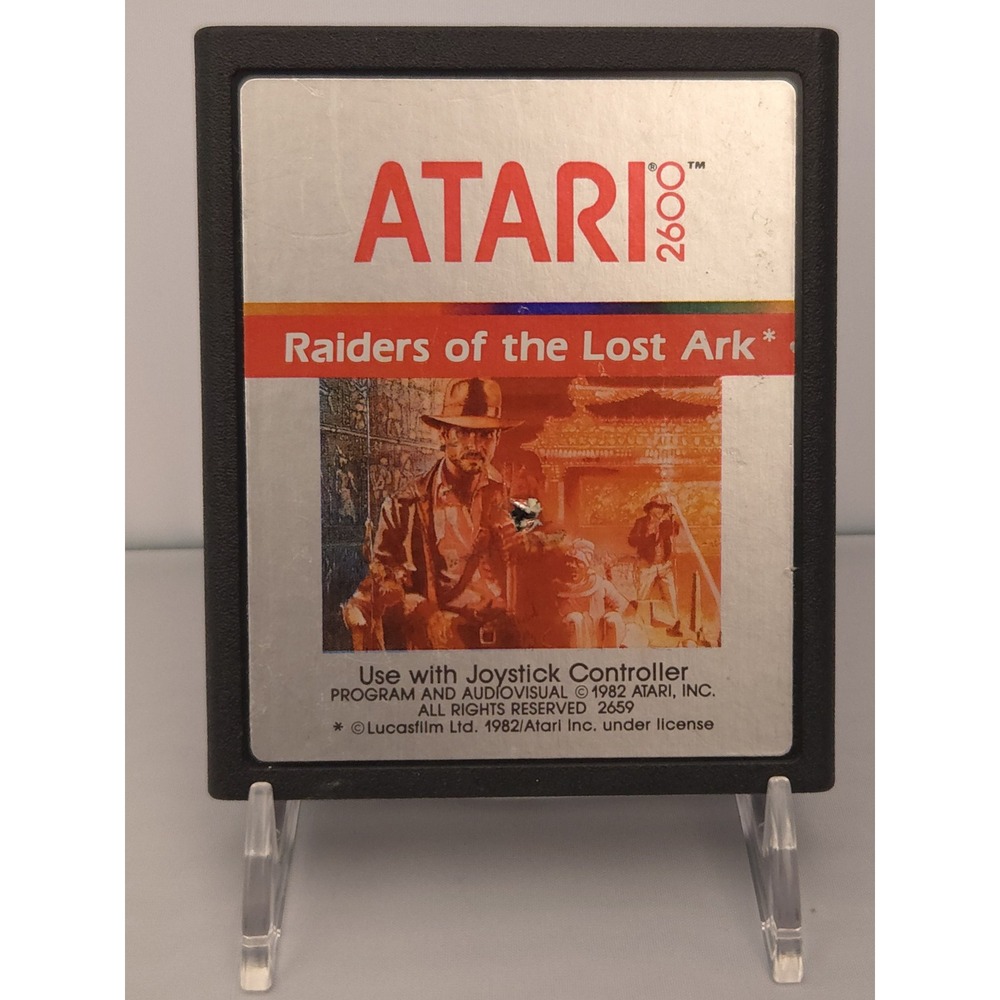 Raiders of the Lost Ark - Atari 2600 - OEM Original Game Cartridge - Tested